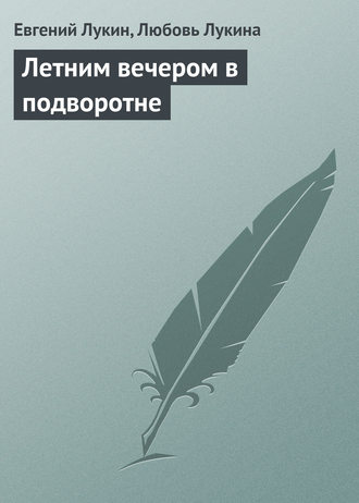 Летним вечером в подворотне